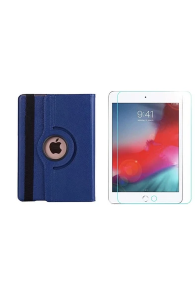 corcishop Apple Ipad 8. Nesil 10.2" A2428 A2429 A2430 360° Dönerli Standlı Kılıf + Ekran Koruyucu ürün görseli 1