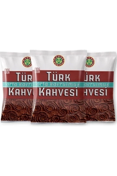 Kahve Dünyası Orta Kavrulmuş Türk Kahvesi 100 g (3 adet) ürün görseli 1