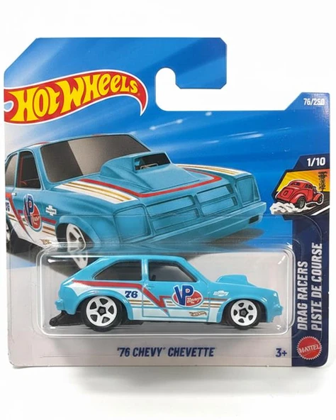 Hot Wheels Drag Racers 76 Chevy Chevette JJJ40 ürün görseli 1