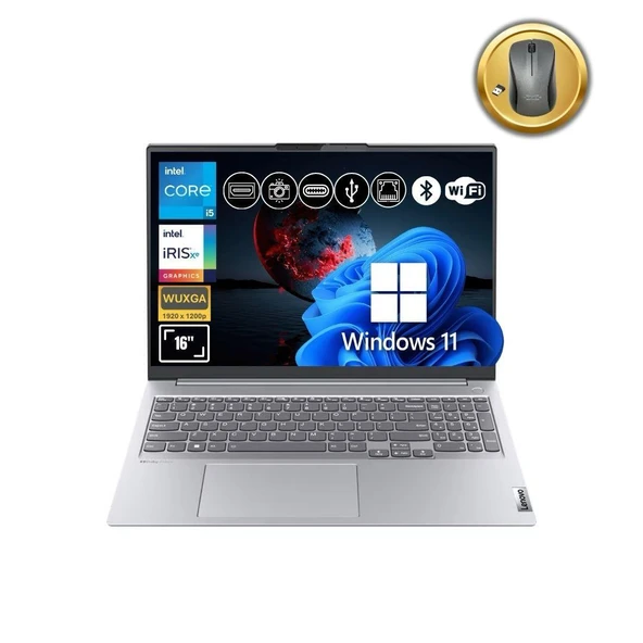 Lenovo Thinkbook G4| i5-1235U 8GB Ram 2TB SSD | Win11Pro 16" WUXGA| 21CY006FTR ATL23 Notebook+Mouse ürün görseli 1