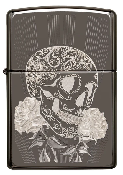 Zippo Fancy Skull Dizayn Çakmak - Resim 2