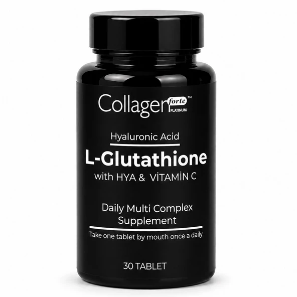 Collagen Forte Platinum Glutatyon, 500mg, L-Glutathione, Hyalüronik Asit & C Vitamini ürün görseli 1