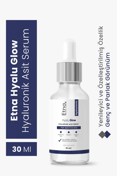 Etna Pharma Hyalu Glow Yoğun Nemlendirici & Cilt Dolgunluğu & Nem Bombası Hyaluronik Asit Serum 30 ML ürün görseli 1