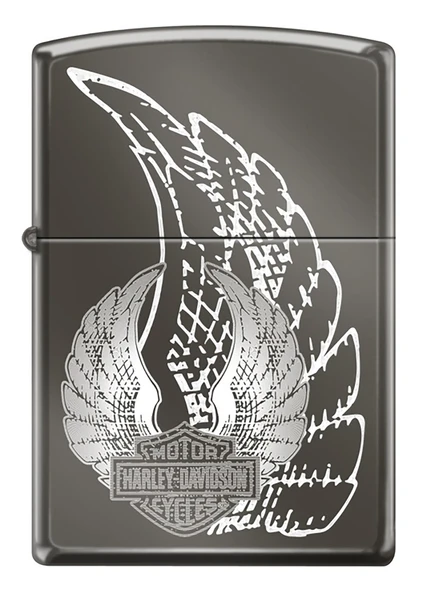 Zippo Harley - Davidson Iron Wing Dizayn Çakmak ürün görseli 1