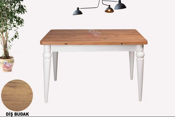 Yanlardan Açılır 80 x 120 Yakamoz Arda Masa  Topkapı Ayak Mutfak,Salon,Yemek Odası Masası ürün görseli 1