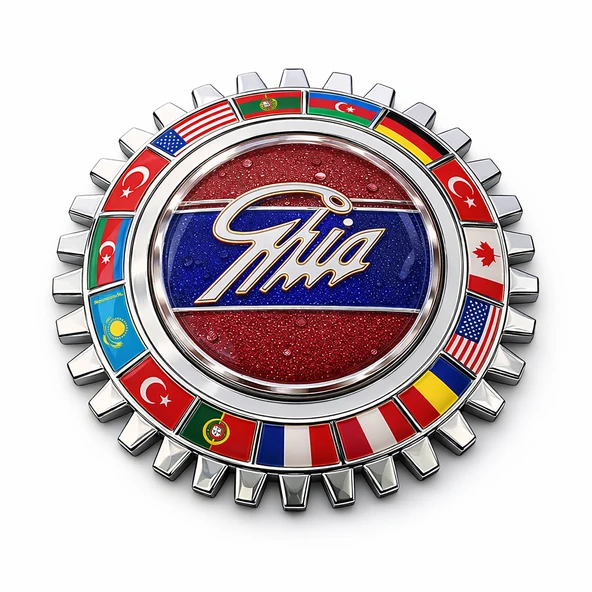Ghia Motorsport Tırtıl Arma Dekoratif – Otomobil Temalı Duvar Dekoru Koleksiyon Ürünü ürün görseli 1