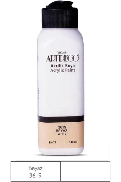 Artdeco 140ml Akrilik Boya Beyaz / 3619 ürün görseli 1