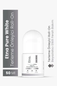 Etna Pharma PureWhite Terleme Önleyici & Beyazlatıcı Roll-On 50 ML(Koltuk Altı ve Bikini Bölge Kararma Giderici) ürün görseli 1