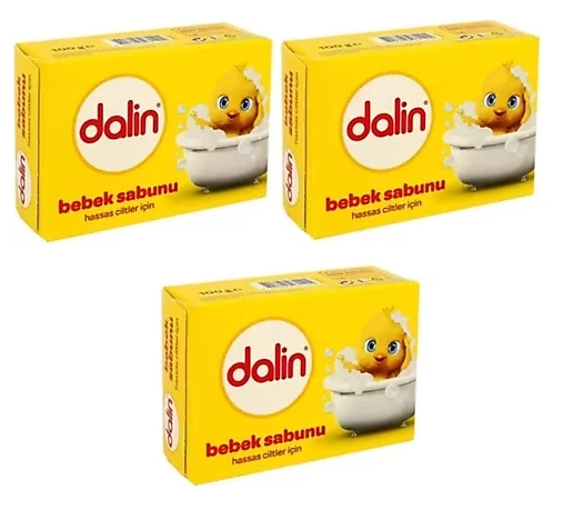 Dalin Bebek Sabun 3'Lü Set 100 Gr ürün görseli 1