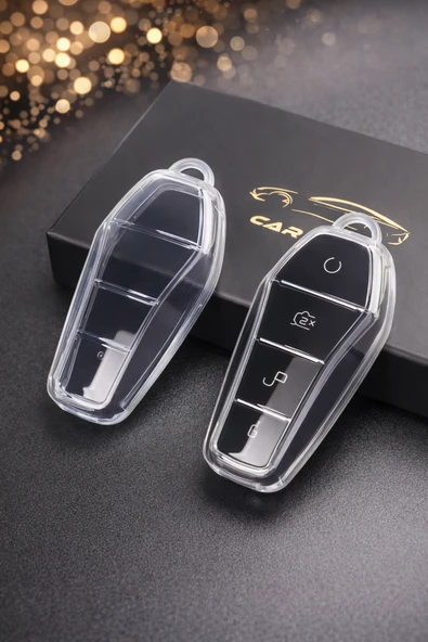 YıldızTuning BYD Seal Aksesuar Anahtar Kılıfı Şeffaf ürün görseli 1