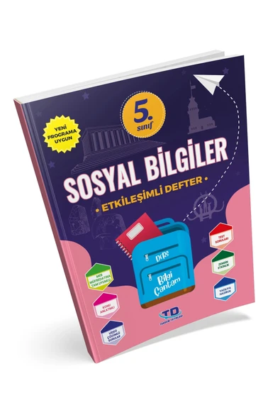 Tandem Yayınları Sosyal Bilgiler 5.sınıf Etkileşimli Defter ürün görseli 1