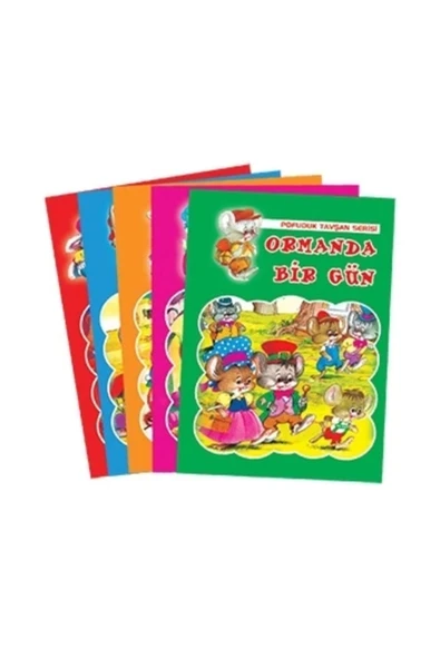 Tandem Yayınları POFUDUK TAVŞAN SERİSİ BÜYÜK BOY 5 KİTAP 1.SINIF ürün görseli 1