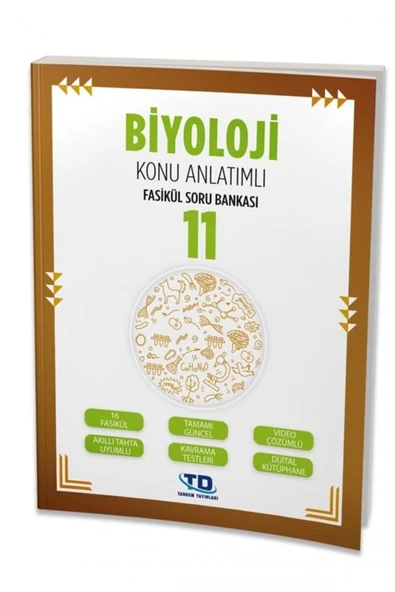 Tandem Yayınları 11.SINIF BİYOLOJİ KONU ANLATIMLI SORU BANKASI ürün görseli 1