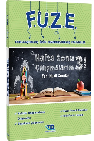 Tandem Yayınları F.u.z.e. 3. Sınıf Hafta Sonu Çalışmalarım ürün görseli 1