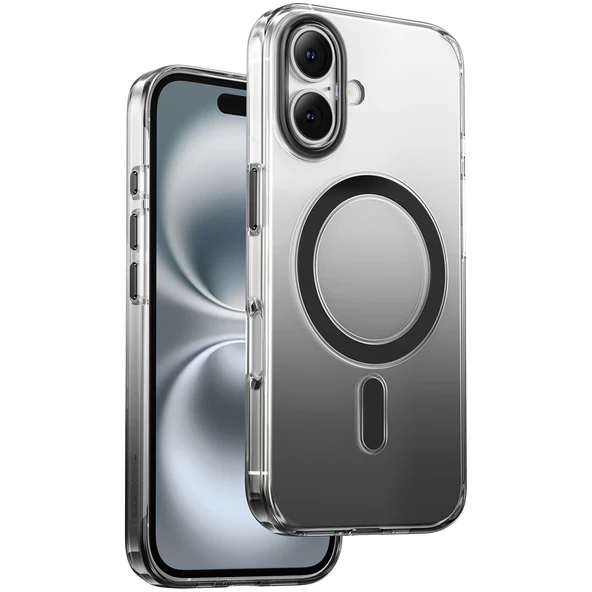 Keephone iPhone 16 Aurora Pro Magsafe Kılıf - Siyah Titanyum ürün görseli 1