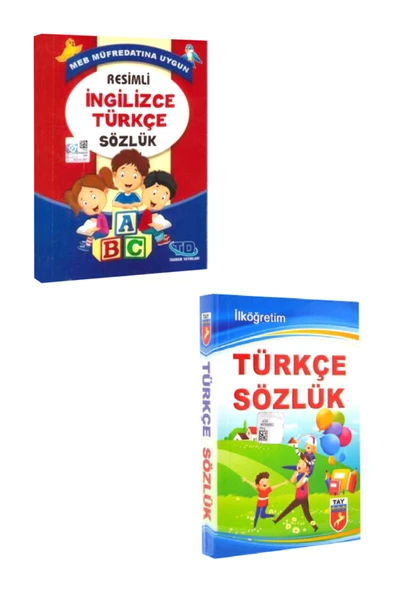 Tandem Yayınları Resimli İngilizce Türkçe Sözlük + tay ilköğretim Türkçe Sözlük ürün görseli 1