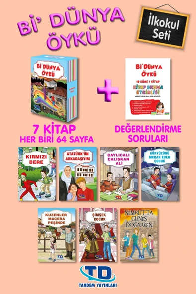 Tandem Yayınları Bİ DÜNYA ÖYKÜ DİZİSİ KUTULU ( 7 KİTAP ) ürün görseli 1
