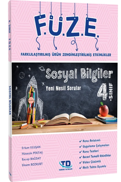 Tandem Yayınları 4. Sınıf Füze Sosyal Bilgiler Yeni Nesil Soru Bankası ürün görseli 1