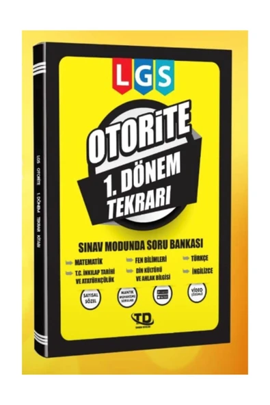 Tandem Yayınları LGS Otorite 1. Dönem Tekrarı / Kolektif / Tandem Yayınları / 9786050691092 ürün görseli 1