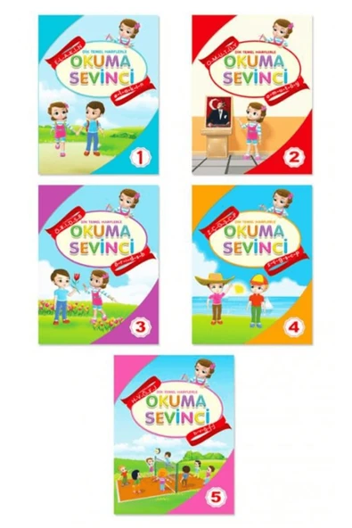 Tandem Yayınları Dik ve Temel Harflerle Okuma Sevinci (5 Kitap Takım) ürün görseli 1