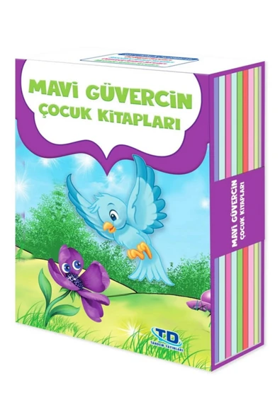 Tandem Yayınları 2. Ve 3.sınıf Mavi Güvercin Çocuk Kitapları 8 Kitap Kutulu Okuma Seti ürün görseli 1