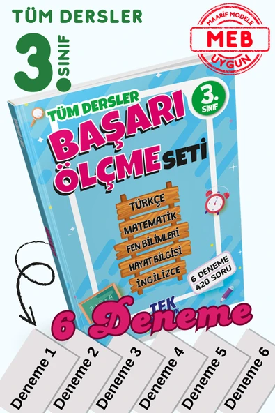 Tandem Yayınları Tandem 3. Sınıf Tüm Dersler Başarı Ölçme Seti ürün görseli 1
