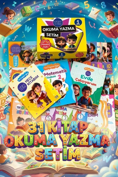 Tandem Yayınları 1. Sınıf Okuma Yazma Seti ürün görseli 1