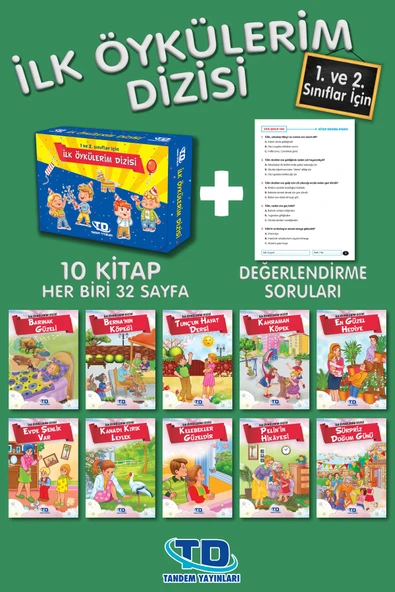 Tandem Yayınları Tandem 1. 2. Sınıf Ilk Öykülerim Dizisi 10 Kitap ürün görseli 1