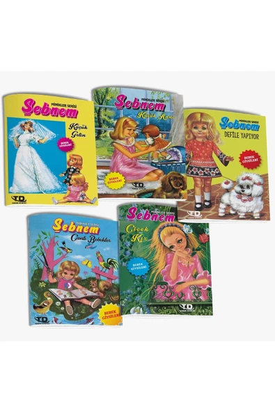 Tandem Yayınları Şebnem Bebek 15 Li Moda, Kostümler, Minikler Full Set Bebek Giysileri Etkinlik Kitabı ürün görseli 1