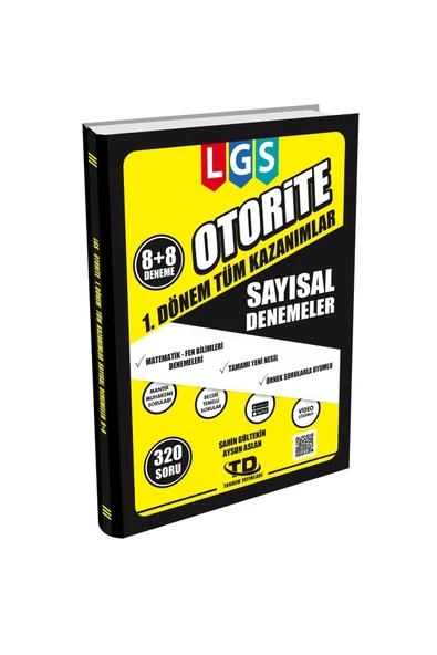Tandem Yayınları 8.sınıf Lgs 1.dönem Tüm Kazanımlar Sayısal Denemeler ürün görseli 1