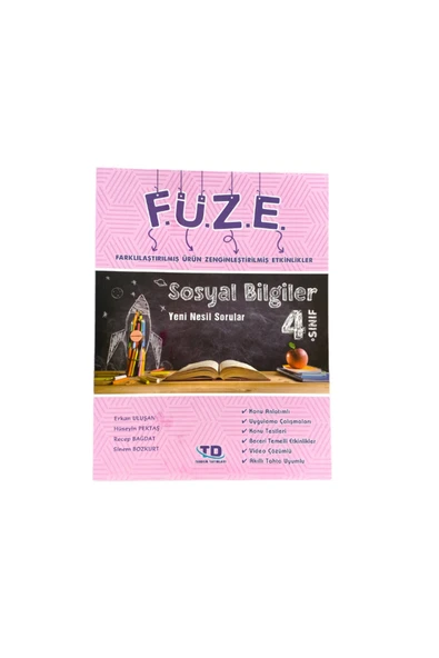 Tandem Yayınları F.Ü.Z.E SERİSİ 4.SINIF SOSYAL BİLGİLER YENİ NESİL SORULAR-Kollektif ürün görseli 1