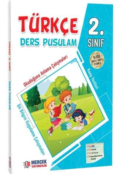 Mercek Yayıncılık 2. Sınıf Türkçe Ders Pusulam ürün görseli 1
