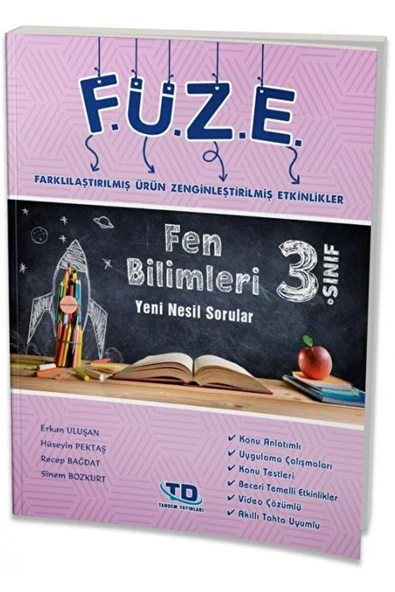 Tandem Yayınları 3. Sınıf FÜZE Fen Bilimleri Yeni Nesil Sorular ürün görseli 1