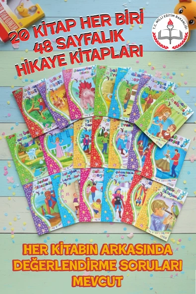 Aydede Yayıncılık Çok Güzel Hikayeler 20 Kitap - Değerlendirme Sorulu ürün görseli 1