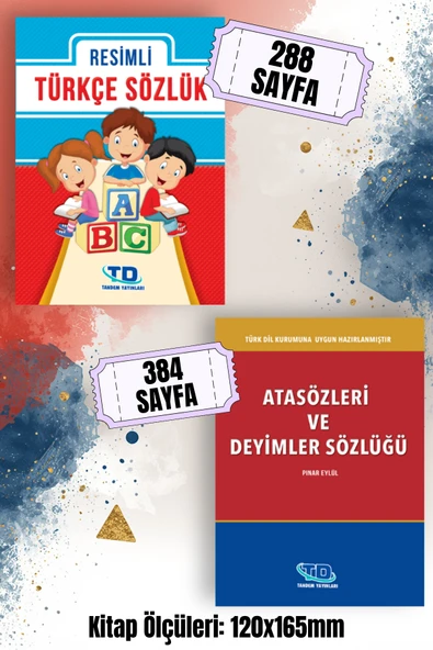 Tandem Yayınları Resimli Türkçe Sözlük + Atasözleri ve Deyimler Sözlüğü ürün görseli 1