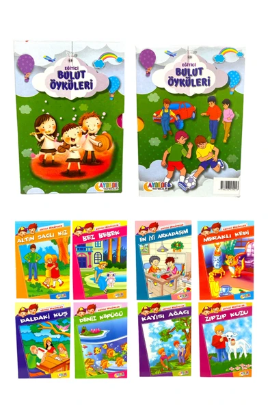 Tandem Yayınları EĞİTİCİ BULUT ÖYKÜLERİ ÇOCUK KİTAPLARI 8 KİTAP ürün görseli 1