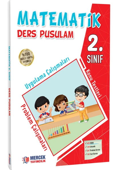 Mercek Yayıncılık 2. Sınıf Matematik Ders Pusulam ürün görseli 1