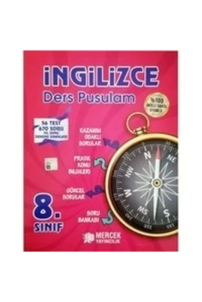 Mercek Yayıncılık 8.Sınıf İngilizce Ders Pusulam ürün görseli 1