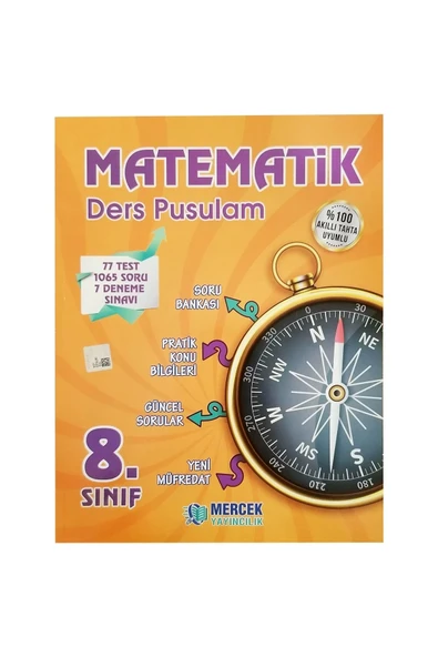 Mercek Yayıncılık 8.Sınıf Matematik Ders Pusulam ürün görseli 1