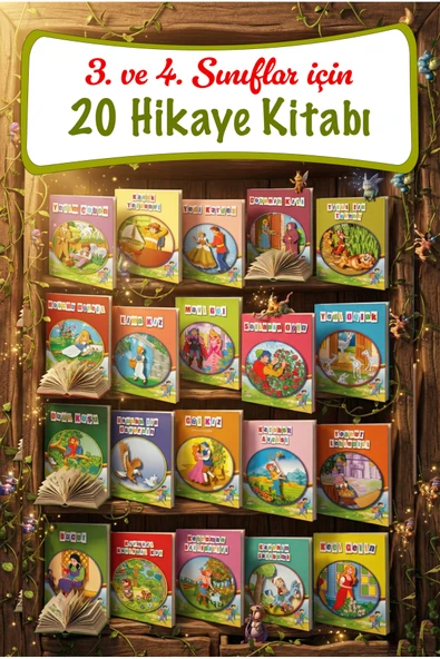 Tandem Yayınları Kutu En Güzel Çocuk Hikayeleri 20 Kitap ürün görseli 1
