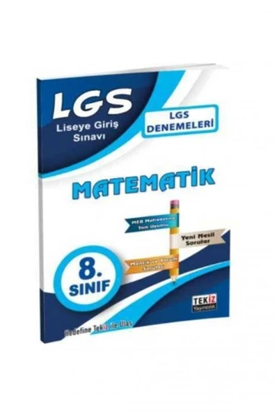 Tandem Yayınları LGS DENEMELERİ MATEMATİK 8.SINIF ürün görseli 1