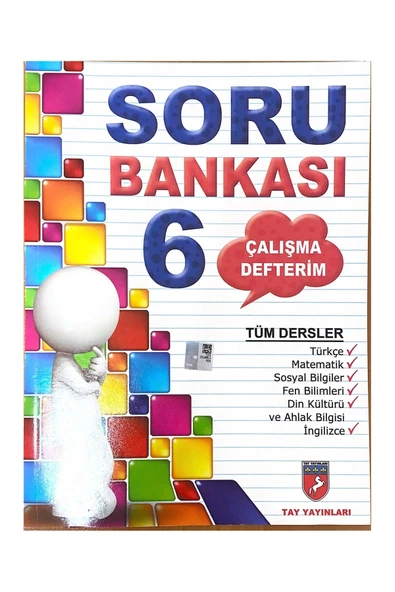 Tay Yayınları TAY Tüm Dersler Soru Bankası 6.sınıf Çalışma Defterim ürün görseli 1