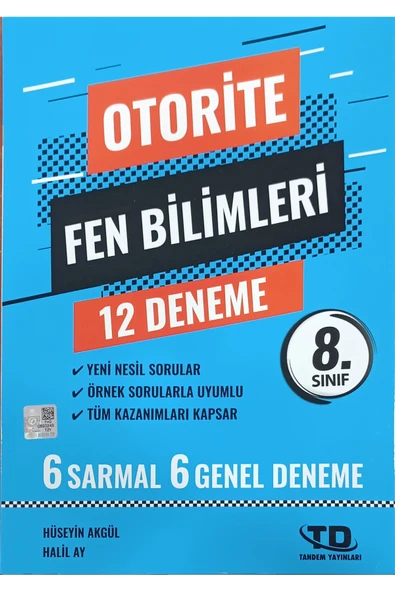 Tandem Yayınları Tandem Yayınları Otorite 8. Sınıf Fen Bilimleri Deneme ürün görseli 1