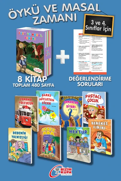 Tandem Yayınları ÖYKÜ VE MASAL ZAMANI DİZİSİ KUTULU ( 8 KİTAP ) ürün görseli 1