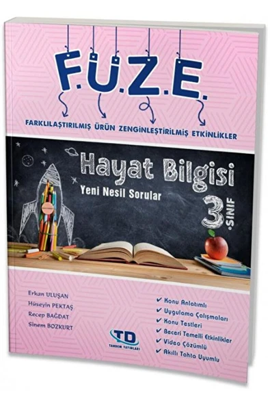 Tandem Yayınları 3. Sınıf FÜZE Hayat Bilgisi Yeni Nesil Sorular / Kolektif / Tandem Yayınları / 9786257194375 ürün görseli 1