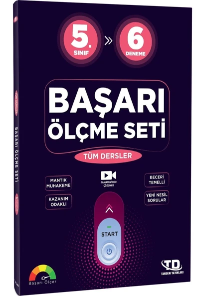 Tandem Yayınları 5. Sınıf Tüm Dersler Başarı Ölçme Seti 6 Deneme Sınavı ürün görseli 1