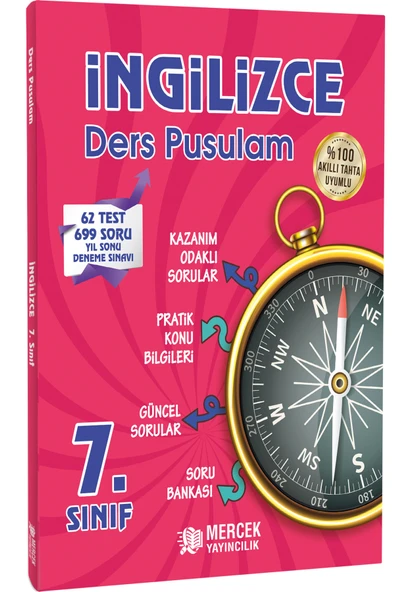 Mercek Yayıncılık 7. Sınıf İngilizce Ders Pusulam ürün görseli 1