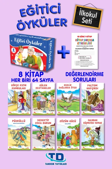 Tandem Yayınları Tandem Eğitici Öyküler (8 Kitap) ürün görseli 1