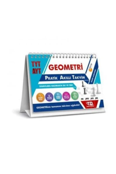 Tandem Yayınları Tandem Yks Ayt Tyt Pratik Akıllı Takvim Geometri-yeni ürün görseli 1