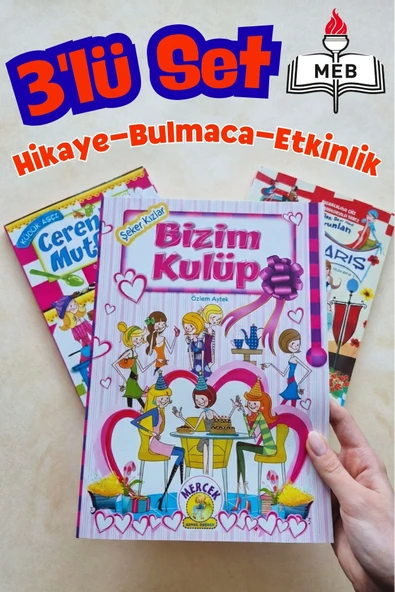 TEK YAYINCILIK İlkokul İçin Bolca Hikaye Bulmaca ve Etkinlikli 3 kitap - MEB Uyumlu ürün görseli 1